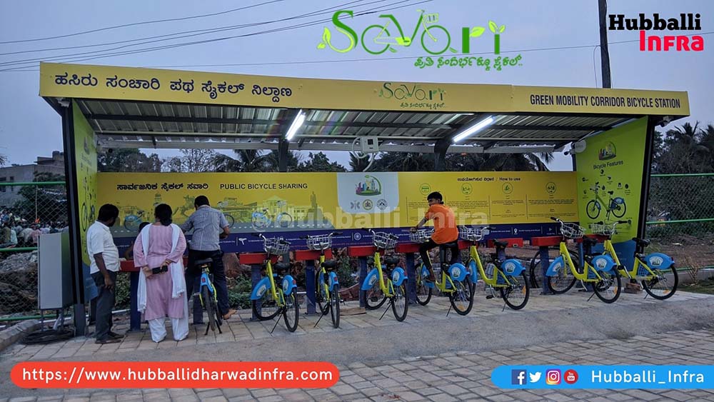 Savari to be Hubballi's Public Bicycle Sharing System Electric Bicycles launched as trial receives huge response in Hubballi